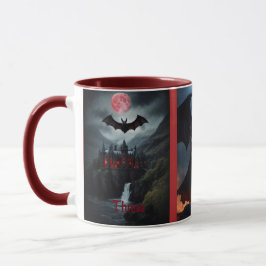 Caneca Vampiro Romance Dark Fantasy Nome Café