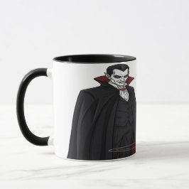 Caneca Vampiro Spookire Venha Beber Café Comigo Halloween