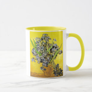 Caneca Van Gogh Ainda Vase, Irrises (F678) Belas Artes