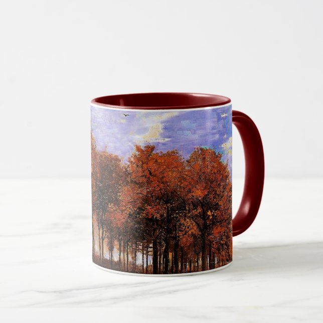 Caneca Van Gogh - Autumn Landscape, (Frente Esquerda)