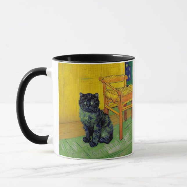 Caneca Van Gogh Black Cat (Esquerda)
