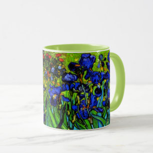 Caneca Van Gogh - Irrises, famosa pintura floral