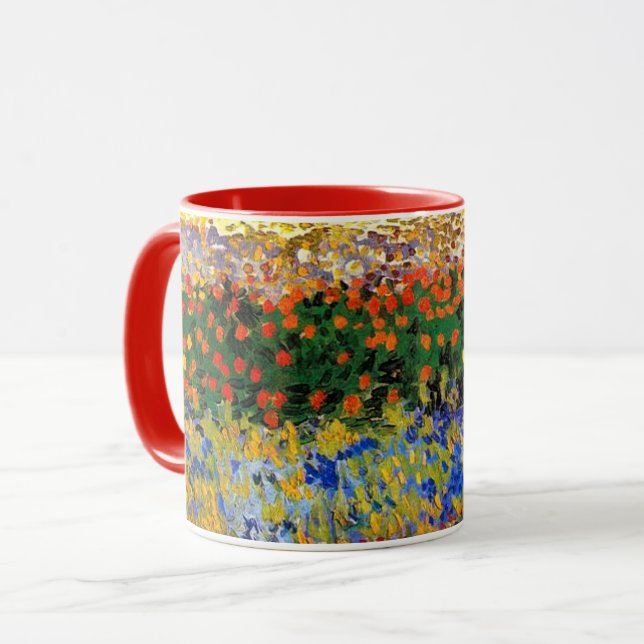 Caneca Van Gogh - Jardim de Flores (Frente Esquerda)