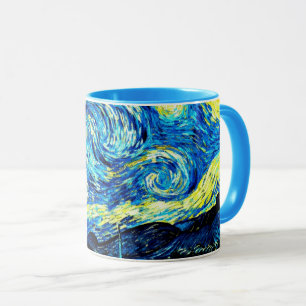 Caneca Van Gogh - Noite Estrelada, famosa pintura