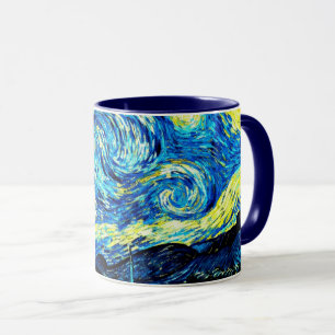 Caneca Van Gogh - Noite Estrelada, famosa pintura Mug