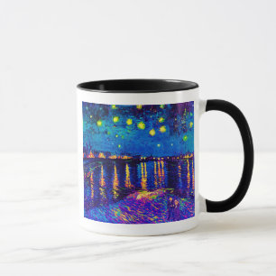 Caneca Van Gogh - Noite Estrelada Sobre A Arte Da Pop Ród