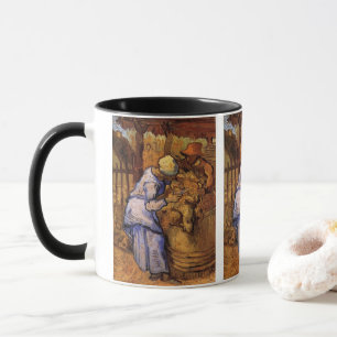 Caneca Van Gogh; Ovinos Ovinos, Impressionismo Vintage