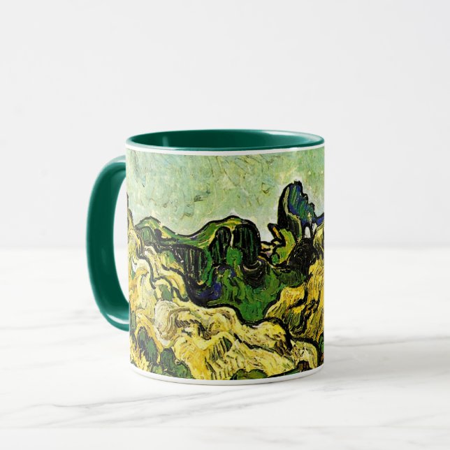 Caneca Van Gogh - Paisagem de Montanha em Santo Remy (Frente Esquerda)