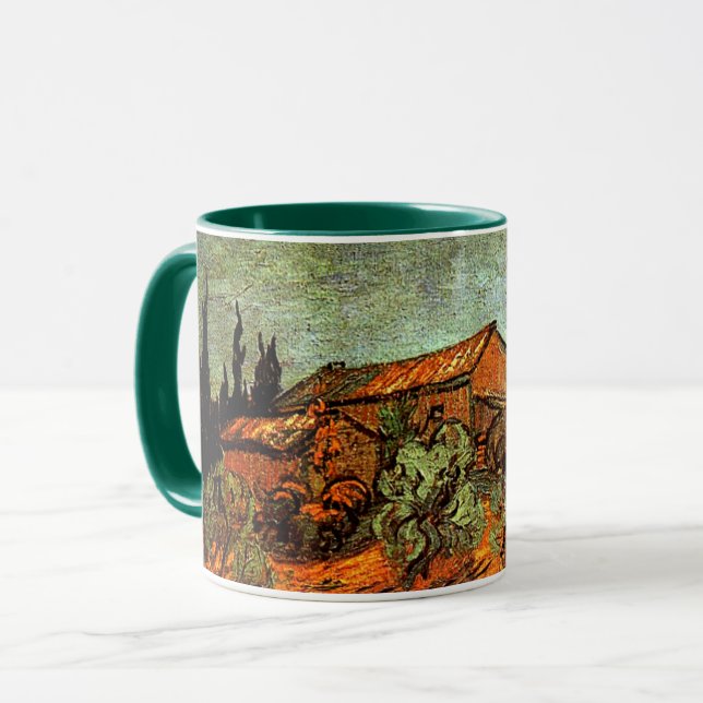 Caneca Van Gogh - Paisagem de Neve (Frente Esquerda)
