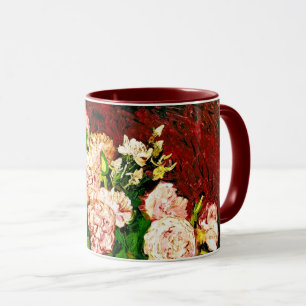 Caneca Van Gogh Peonies e Rosas