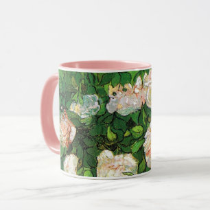 Caneca Van Gogh - Rosas Rosa