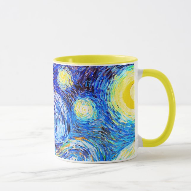 Caneca Van Gogh Starry Night Fine Art (Direita)