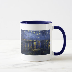 Caneca Van Gogh Starry Night Over the Rhone