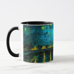 Caneca Van Gogh Starry Night Over the Rhône