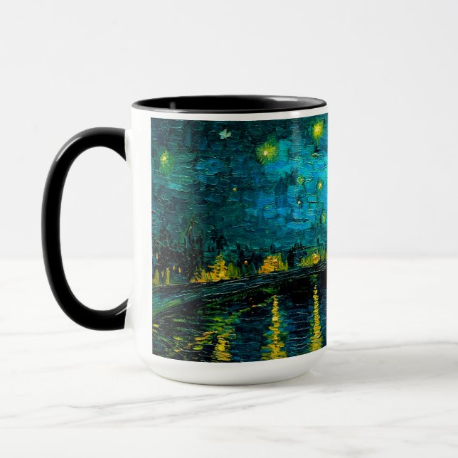 Caneca Van Gogh Starry Night Over the Rhône (Esquerda)