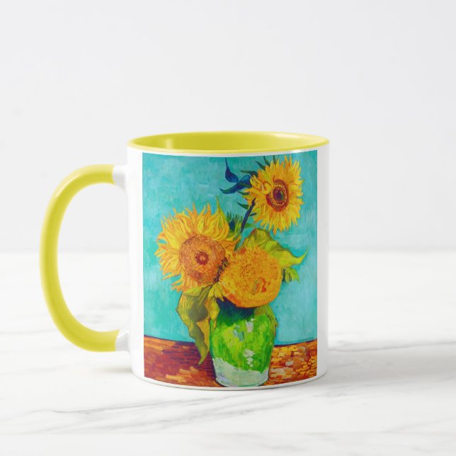 Caneca Van Gogh Sunflower (Esquerda)