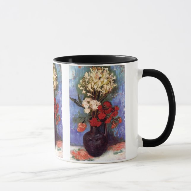 Caneca Van Gogh - Vaso Com Cravos e Outras Flores (Direita)