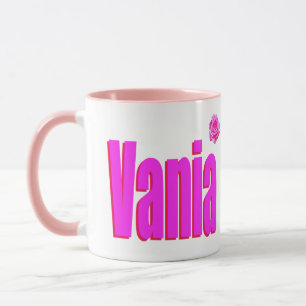 Caneca Vania Female Name Logo