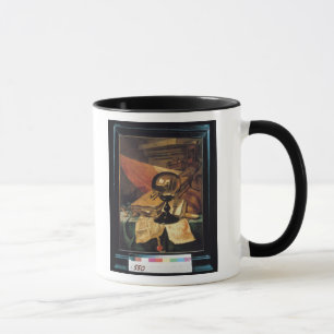 Caneca Vanitas com uma bola de cristal
