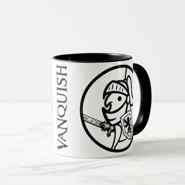 Caneca Vanquish FNF "Dê-se um..." Café Mug de 11oz (Frente Esquerda)