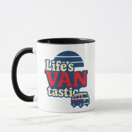Caneca VANtastic Red Cream Blue Edition