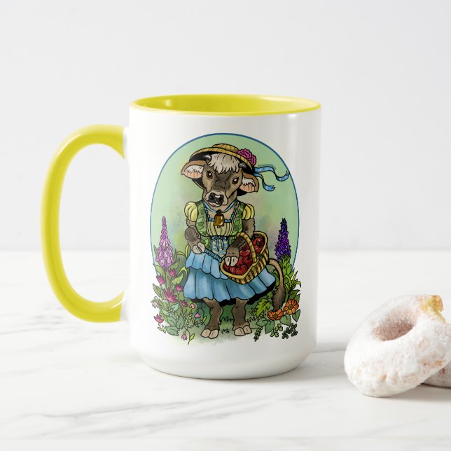 Caneca Vaqueira Cottagecore (Com Donut)