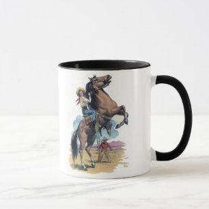 Caneca Vaqueira no cavalo