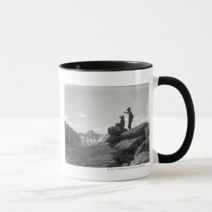 Caneca Vaqueiros em um cume