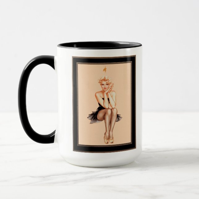 Caneca Varga Girl Cobrir Art de Alberto Vargas (Esquerda)