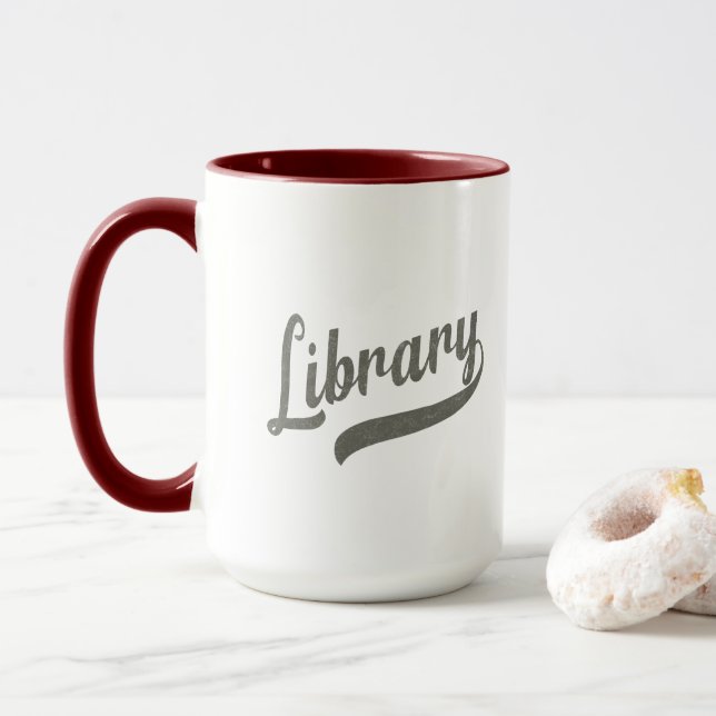 Caneca Variedade Aleatória - Biblioteca (Com Donut)