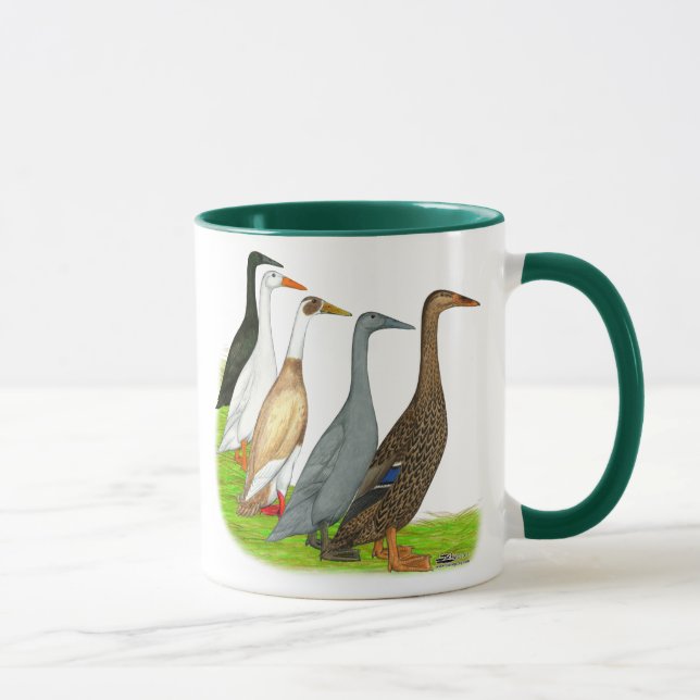 Caneca Variedade do pato do corredor (Direita)