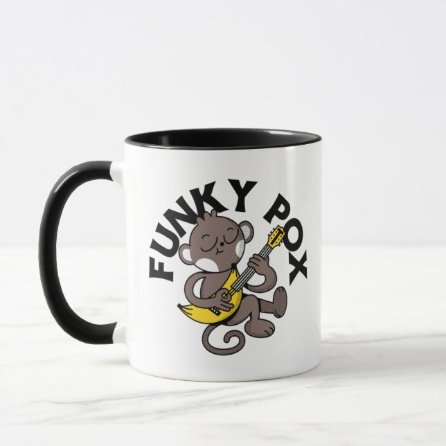 Caneca Varíola dos Macacos Funky Pox  (Esquerda)