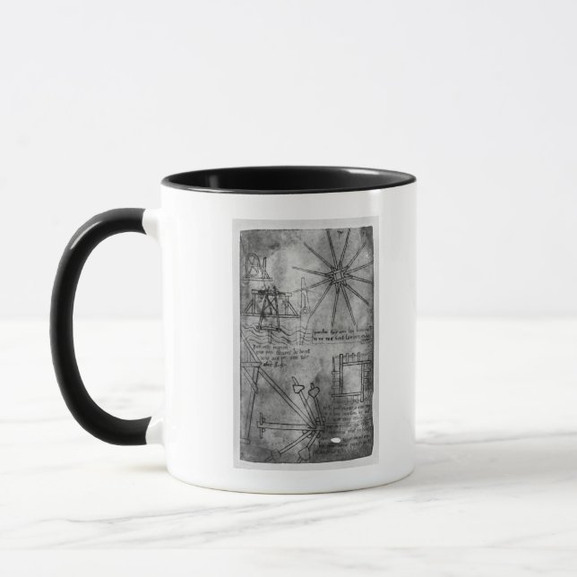 Caneca Vários motores e instrumentos (Esquerda)