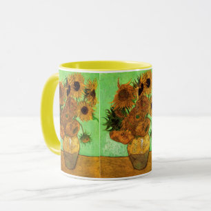 Caneca Vase com doze girassóis por Vincent van Gogh