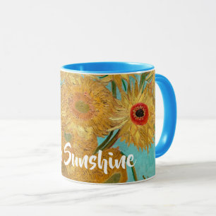 Caneca Vase com doze girassóis por Vincent Van Gogh