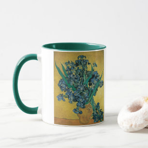 Caneca Vase com irlandeses por Vincent van Gogh, Vintage 