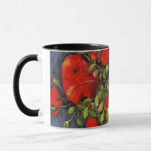 Caneca Vase com papas vermelhos Vincent van Gogh.