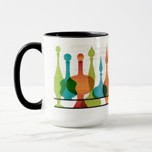 Caneca Vases de Vidro Moderno do Século médio (Esquerda)