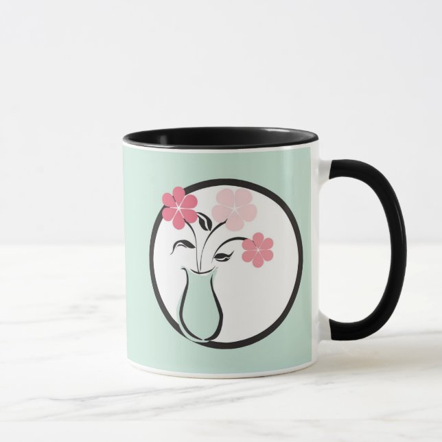Caneca Vaso das flores (Direita)