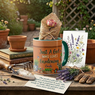 Caneca Vaso de flor personalizado jardinagem