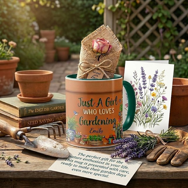 Caneca Vaso de flor personalizado jardinagem (Criador carregado)