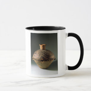 Caneca Vaso pintado com um teste padrão espiral, de Gans