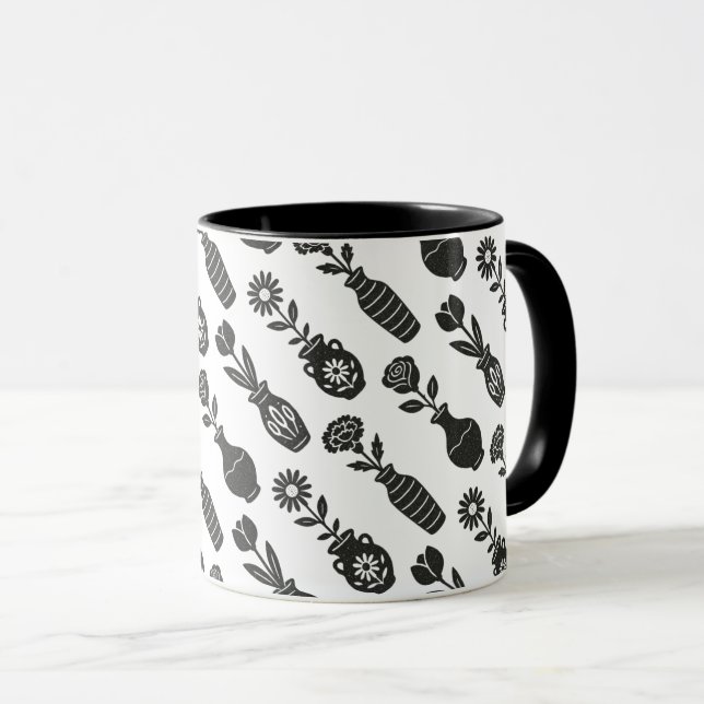 Caneca Vasos de Flores  (Frente Esquerda)