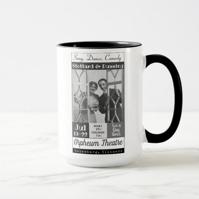 Caneca Vaudeville Show, Stottard & Dussing, T-Shirt (Direita)