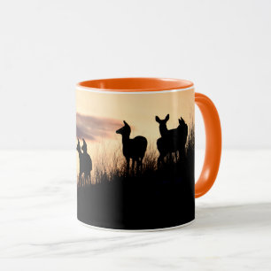 Caneca Veado Ao Pôr do Sol