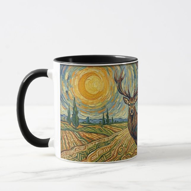 Caneca veados no habitat (Esquerda)