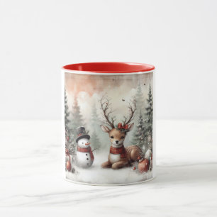 Caneca Vedante/boneco de neve clássico
