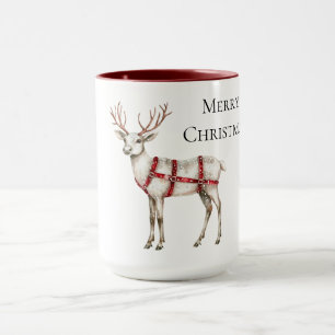 Caneca Vedante Branco da Pepperminta Vermelha Natal