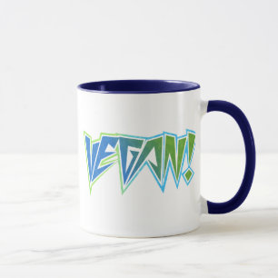 Caneca Vegan do azul do balancim