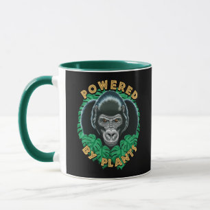 Caneca Vegan Gorilla - Alimentado Por Plantas Citação